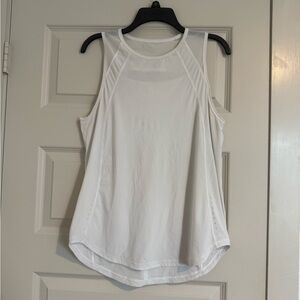Lululemon Athletica White Muscle Tee